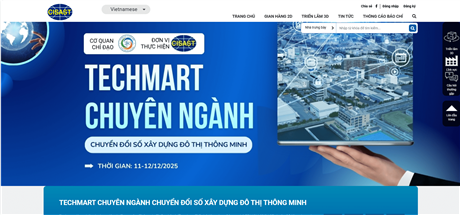 Có gì hấp dẫn tại Techmart chuyên ngành "Chuyển đổi số xây dựng đô thị thông minh"